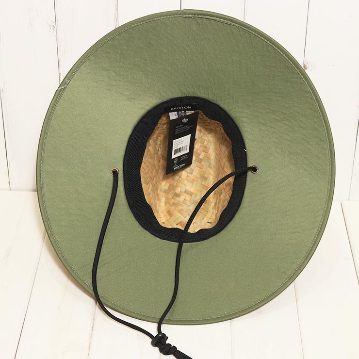 ������̵���ۥ��ȥ����ϥå� �����˹�� BRIXTON �֥ꥯ���ȥ� CREST SUN HAT 11026 TAN/OLIVE SURPLUS ��������Ź������