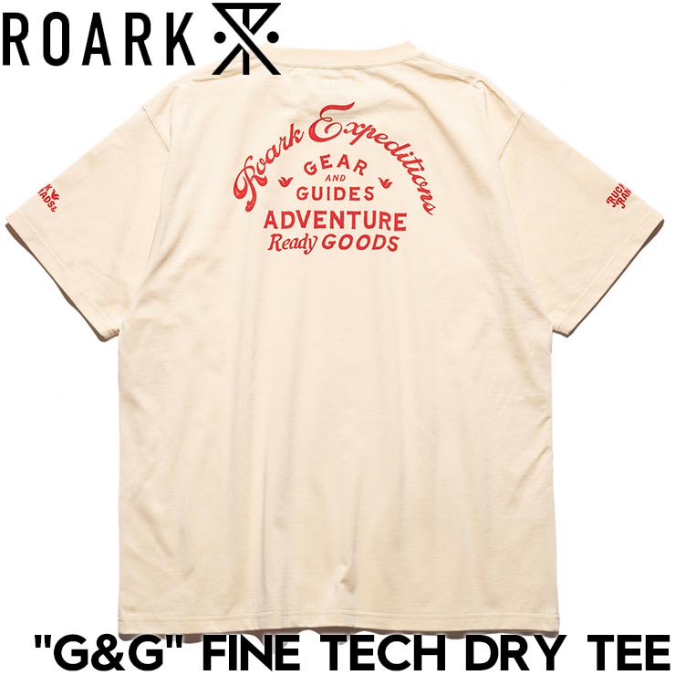 ������̵����ȾµT����� �ե�����ƥå��ɥ饤 THE ROARK REVIVAL ����������Х��Х� G&G FINE TECH DRY TEE RTJF1121-NAT 25SU ��������Ź������