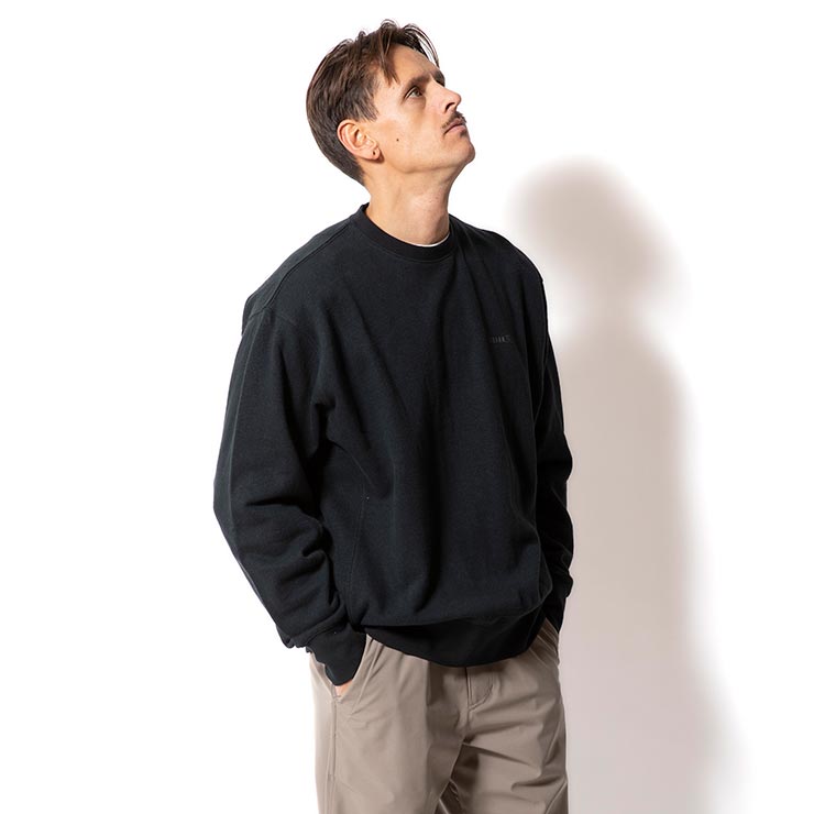 THE ROARK REVIVAL ����������Х��Х� H/W HEMPCOTTON CREW SWEAT �إӡ��������ȥ������å� �ȥ졼�ʡ� ���롼�ͥå� RSWJH1153-BLK ��������Ź������