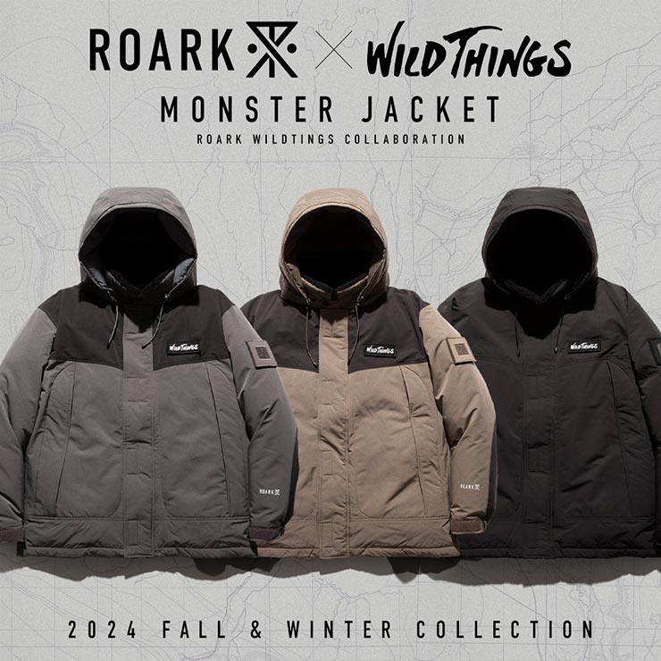 �����󥸥㥱�å� ��󥹥������㥱�å� ROARK �������� ROARK �� WILDTHINGS - MONSTER JACKET RJJ1070-BLK ��������Ź������
