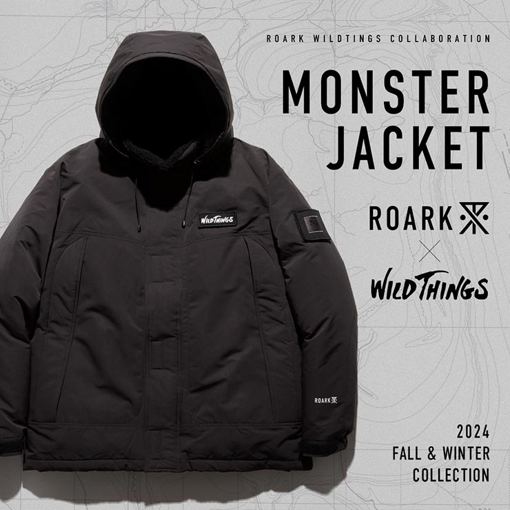 �����󥸥㥱�å� ��󥹥������㥱�å� ROARK �������� ROARK �� WILDTHINGS - MONSTER JACKET RJJ1070-BLK ��������Ź������