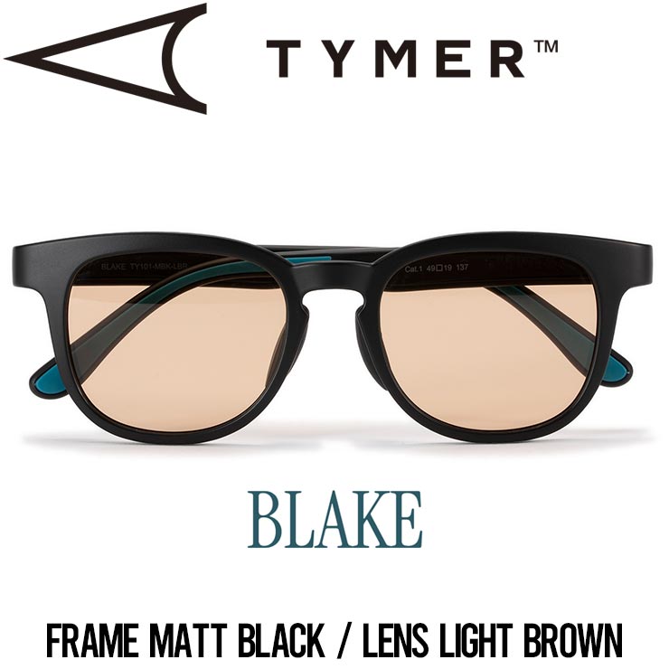 ̵ۥ󥰥饹 TYMER ޡ BLAKE ֥쥤 Matt Black/Light Brown TY101-MBK-LBR Ź