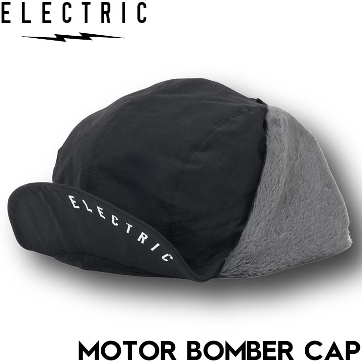 ELECTRIC ���쥯�ȥ�å� MOTOR BOMBER CAP ˹�� �������դ�����å� ���䡼�ե�å� E25FC18 BLK ��������Ź������