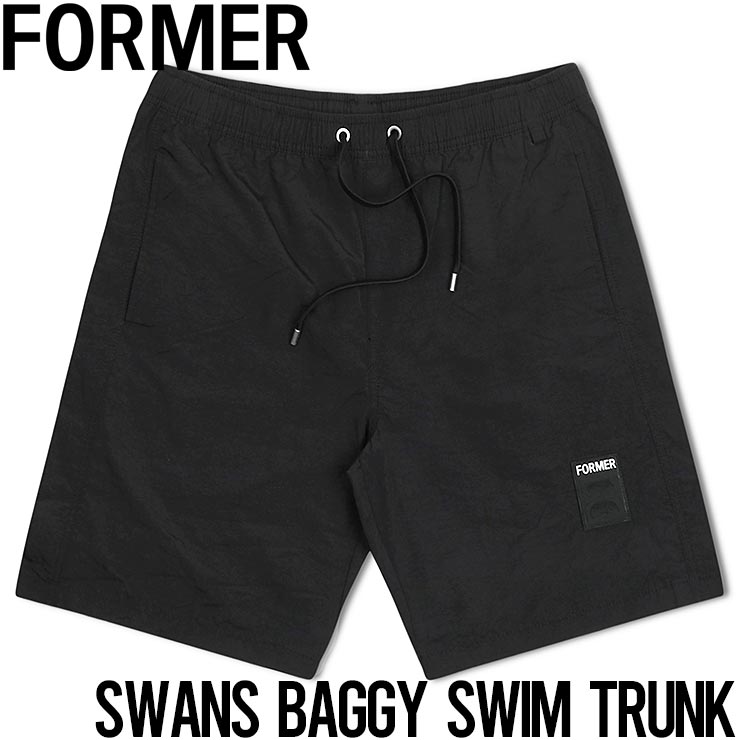 硼 ϥ֥åɥ硼 FORMER եޡ SWANS BAGGY SWIM TRUNK FBO-24101 BLACK Ź