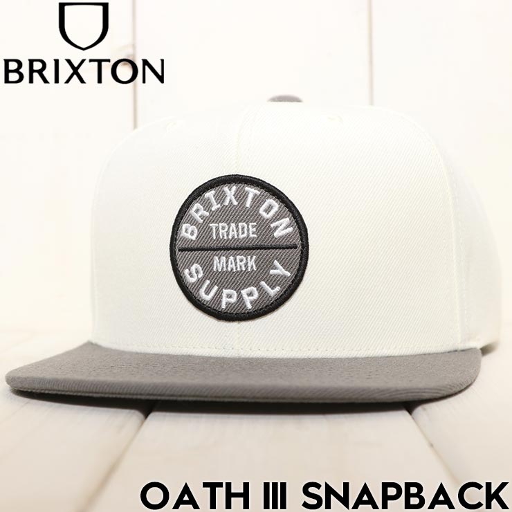 ���ʥåץХå�����å� ˹�� BRIXTON �֥ꥯ���ȥ� OATH III SNAPBACK 10777 CHROW ��������Ź������