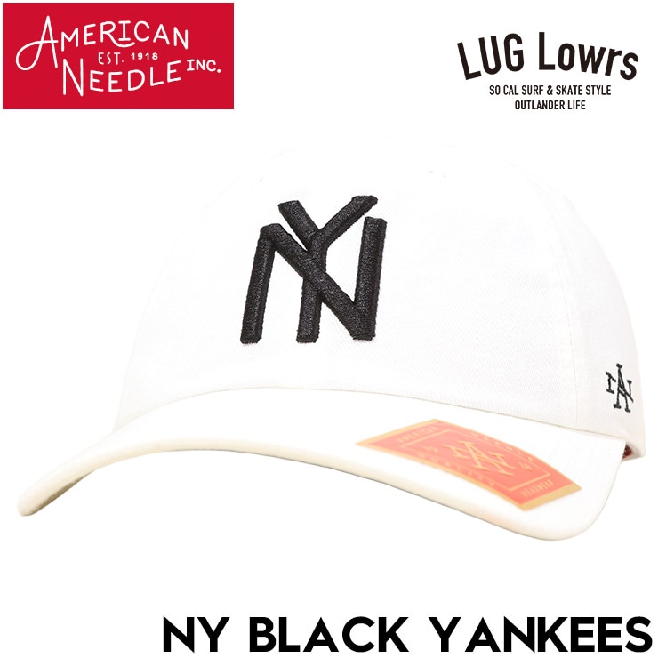 AMERICAN NEEDLE ����ꥫ��ˡ��ɥ� ����å� ��� ��ǥ����� �١����ܡ��륭��å� ��������å� ˹�� �˥塼�衼����󥭡��� NY BLACK YANKEES SMU674B-NBY WHITE ��������Ź������