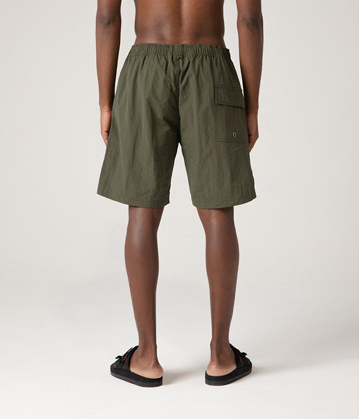 ���硼�� �ϥ��֥�åɥ��硼�� FORMER �ե����ޡ� SWANS BAGGY SWIM TRUNK FBO-24101 DEEP OLIVE ��������Ź������