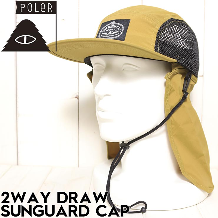 ̵˹ եå  󥬡դ POLeR ݡ顼 2WAY DRAW SUNGURAD CAP 251MCV0030 OLV Ź