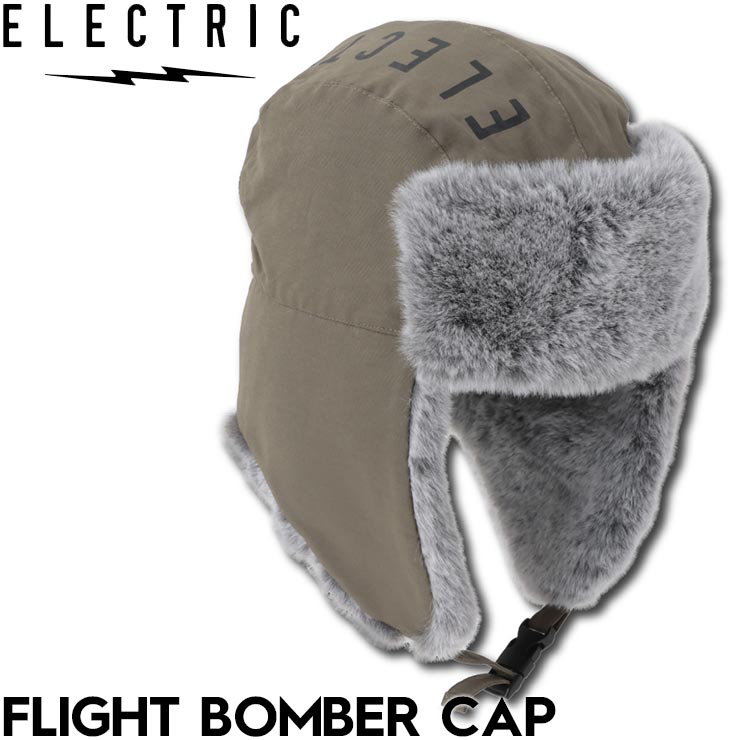 ELECTRIC ���쥯�ȥ�å� FLIGHT BOMBER CAP ˹�� �������դ�����å� ���䡼�ե�å� E25FC21 OLV ��������Ź������