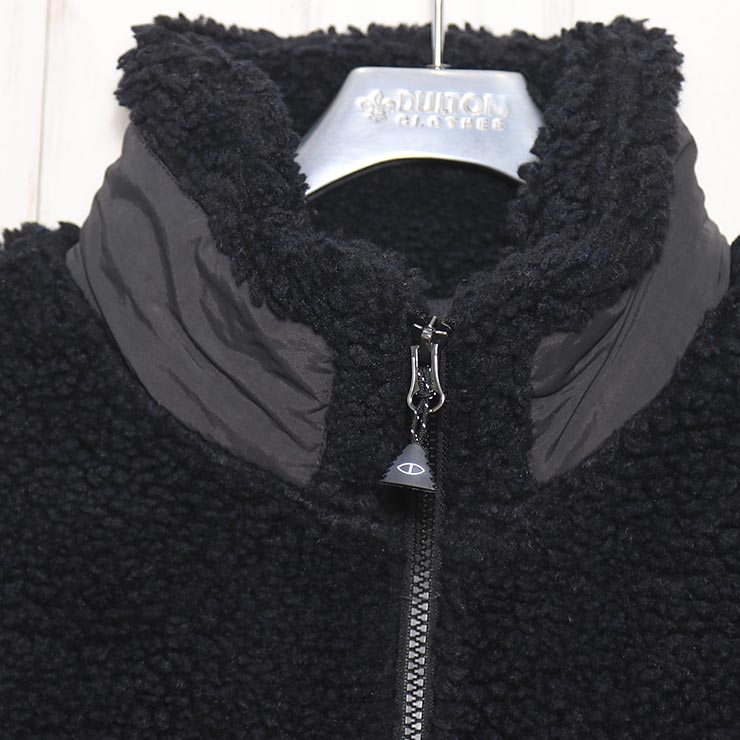 ������̵���ۥ�����ѥ��㥱�å� POLeR �ݡ��顼 JACQUARD SHERPA JACKET 243MCV0022 BLK ��������Ź������