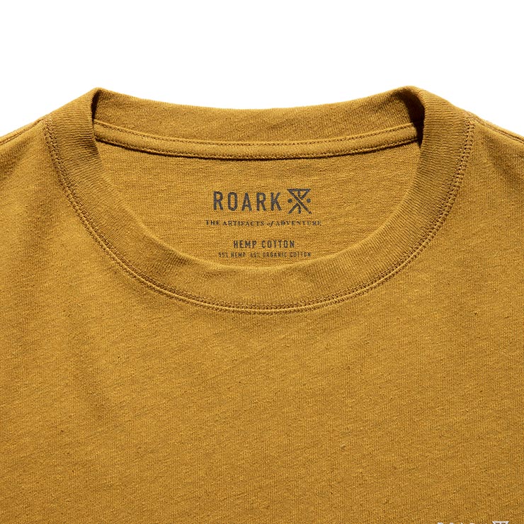 ̵ȾµT إץåȥ THE ROARK REVIVAL ХХ H/W HEMPCOTTON S/S TEE RTJH1120-MUS 25SU Ź