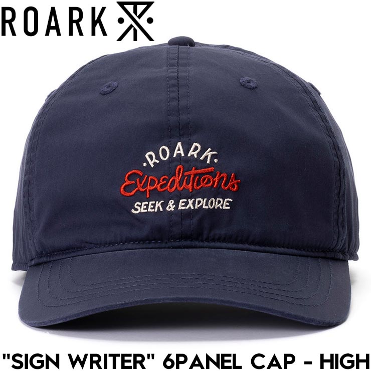 THE ROARK REVIVAL ХХ SIGN WRITER" 6PANEL CAP - HIGH ˹ ȥåץå RHJ1153-NVY Ź
