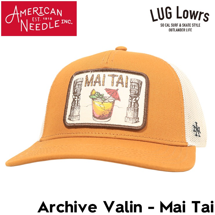AMERICAN NEEDLE ����ꥫ��ˡ��ɥ� ��å��奭��å� ��� ��ǥ����� 5�ѥͥ륭��å� �ѥå�����å� Archive Valin Mai Tai SMU789A-MAITIA IVLH ��������Ź������
