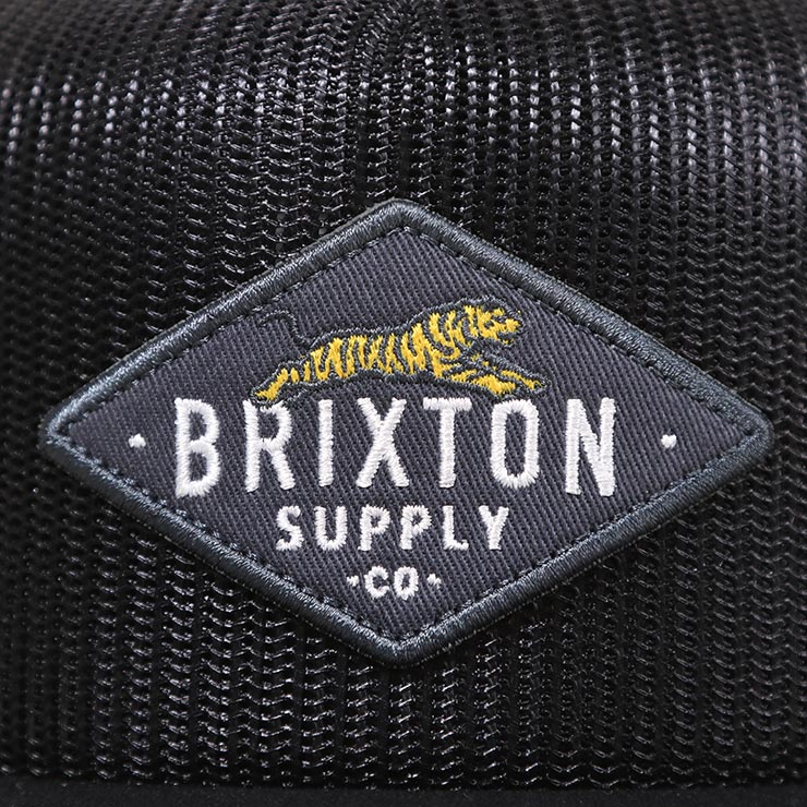 BRIXTON �֥ꥯ���ȥ� ��å��奭��å� ��� ��ǥ����� �ȥ�å�������å� ���ʥåץХå�����å� ˹�� LEAPER MP ALL MESH TRUCKER HAT 12108 BKBLK 26SU ��������Ź������
