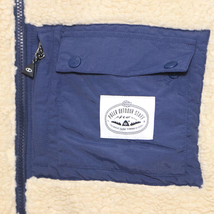 ������̵���ۥ�����ѥ��㥱�å� POLeR �ݡ��顼 JACQUARD SHERPA JACKET 243MCV0022 BEG ��������Ź������