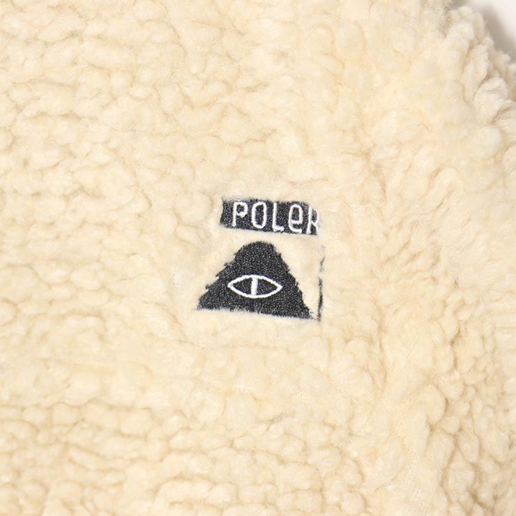 ������̵���ۥ�����ѥ��㥱�å� POLeR �ݡ��顼 JACQUARD SHERPA JACKET 243MCV0022 BEG ��������Ź������