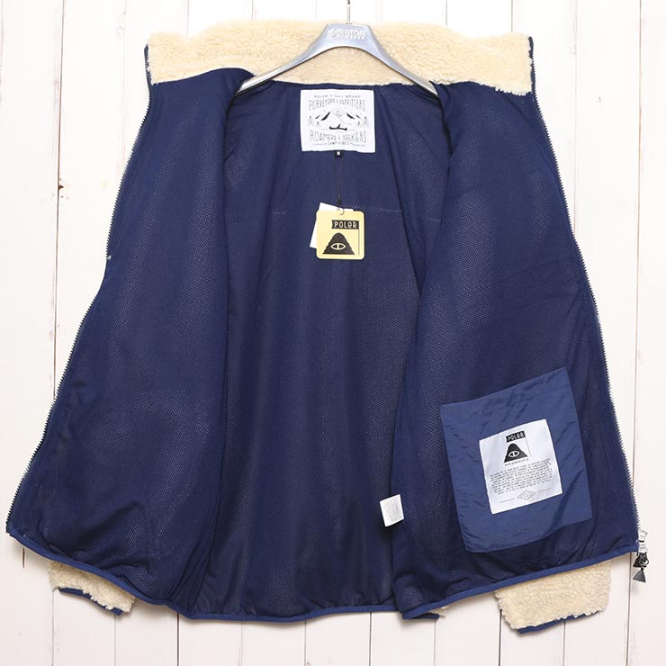 ������̵���ۥ�����ѥ��㥱�å� POLeR �ݡ��顼 JACQUARD SHERPA JACKET 243MCV0022 BEG ��������Ź������