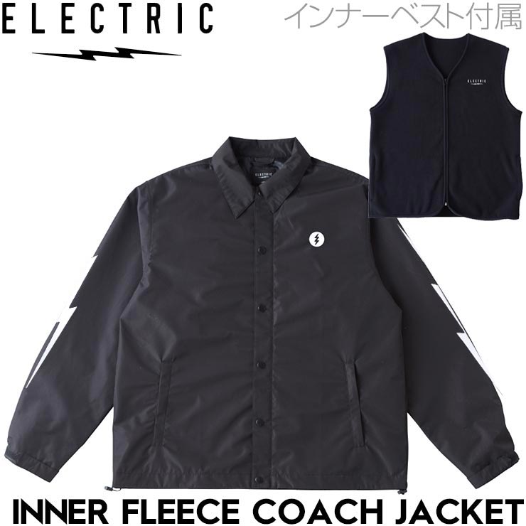 ������̵���ۥ��������㥱�å� ����ʡ��٥����դ� ELECTRIC ���쥯�ȥ�å� INNER FLEECE COACH JACKET E24FJ08 ��������Ź������