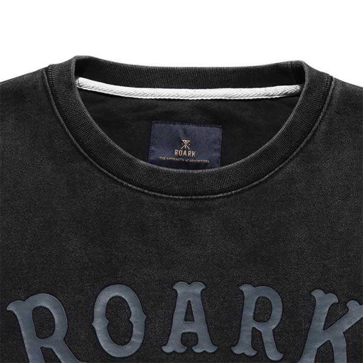 ROARK �������� MEDIEVAL CREW SWEAT �������å� �ȥ졼�ʡ� ���롼�ͥå� RSWJ1171-BLK ��������Ź������