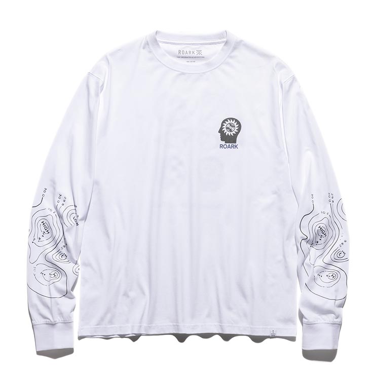 ROARK �������� NEVER FAILS L/S TEE ĹµT����� ����T ��� ��ǥ����� ���åȥ�100% RLTJ1200-WHT ��������Ź������