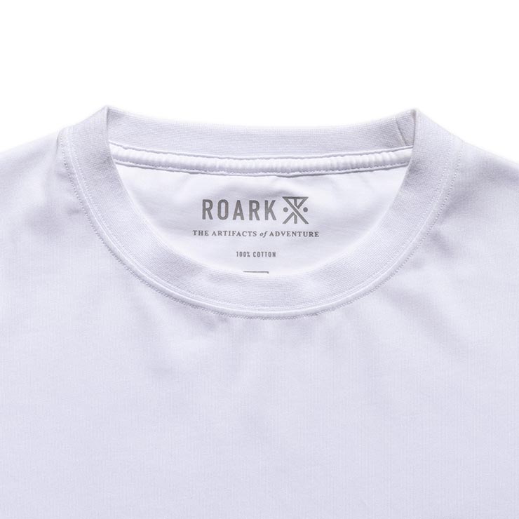 ROARK �������� NEVER FAILS L/S TEE ĹµT����� ����T ��� ��ǥ����� ���åȥ�100% RLTJ1200-WHT ��������Ź������