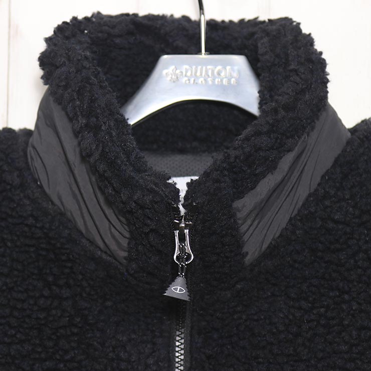 ������̵���ۥ�����ѥ٥��� POLeR �ݡ��顼 JACQUARD SHERPA VEST 243MCV0023 BLK ��������Ź������