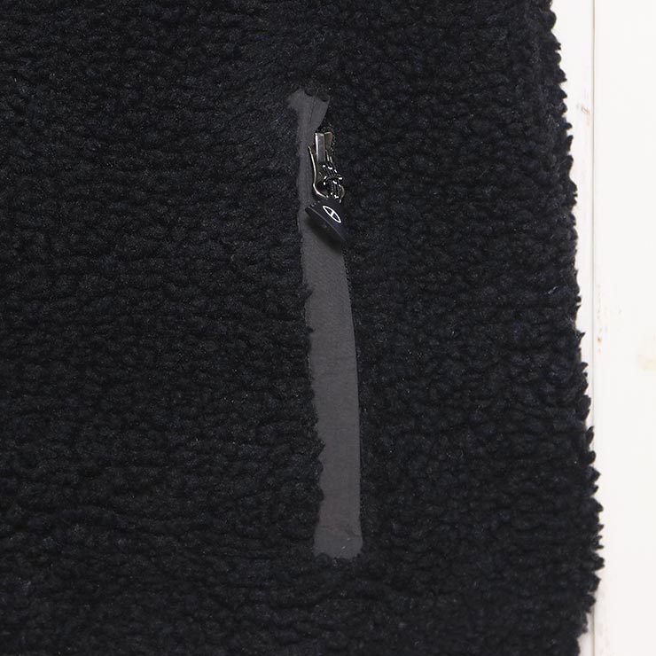 ������̵���ۥ�����ѥ٥��� POLeR �ݡ��顼 JACQUARD SHERPA VEST 243MCV0023 BLK ��������Ź������
