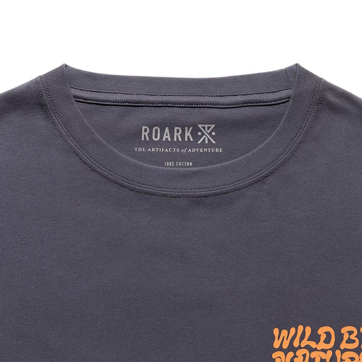 ROARK �������� WILD BY NATURE L/S TEE ĹµT����� ����T ��� ��ǥ����� ���åȥ�100% RLTJ1201-FSB ��������Ź������