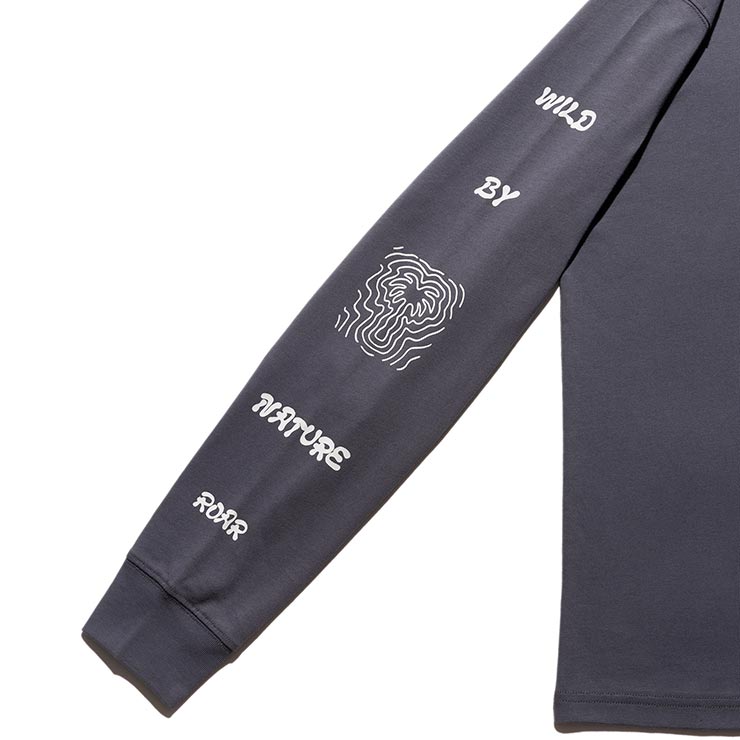 ROARK �������� WILD BY NATURE L/S TEE ĹµT����� ����T ��� ��ǥ����� ���åȥ�100% RLTJ1201-FSB ��������Ź������