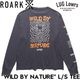 ROARK �������� WILD BY NATURE L/S TEE ĹµT����� ����T ��� ��ǥ����� ���åȥ�100% RLTJ1201-FSB ��������Ź������