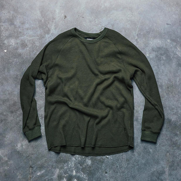 FORMER �ե����ޡ� ĹµT����� ����T ��� ��åե�T����� �饰��󥹥꡼�� ���åȥ� AG RAGLAN WAFFLE SURPLUS FKN-26102 26FW ��������Ź������