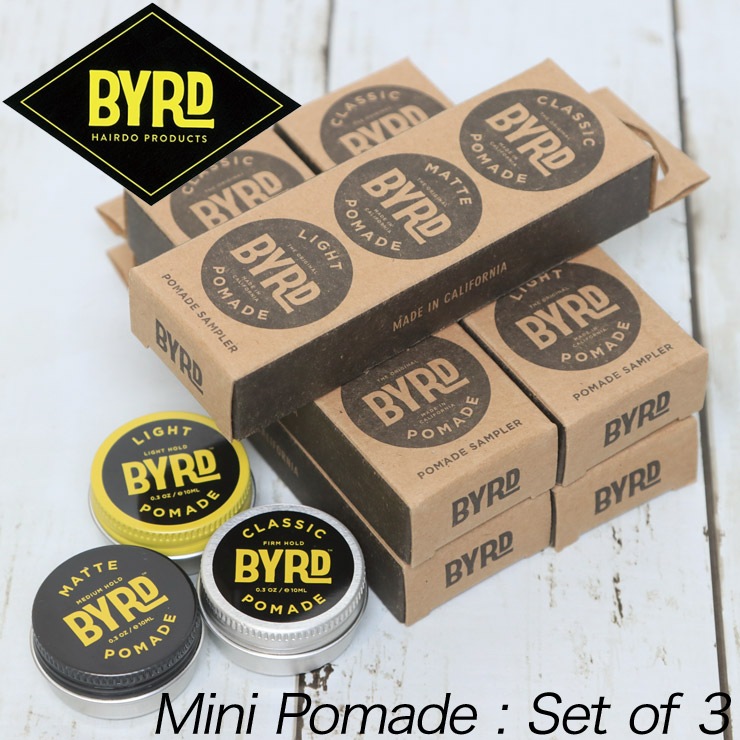 [ååݥб] BYRD С The POMADE SAMPLER ߥ˥ݥޡ 3ĥå