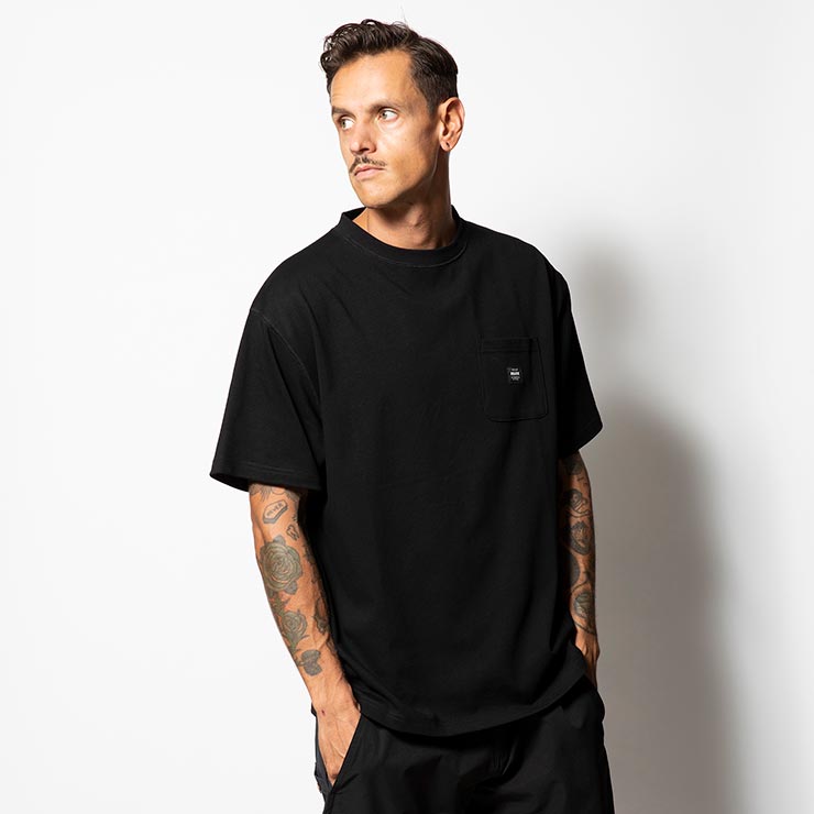 ̵ȾµT 9.3oz إӡ THE ROARK REVIVAL ХХ LABEL POCKET 9.3oz H/W TEE RTJHW1120-BLK 25SU Ź