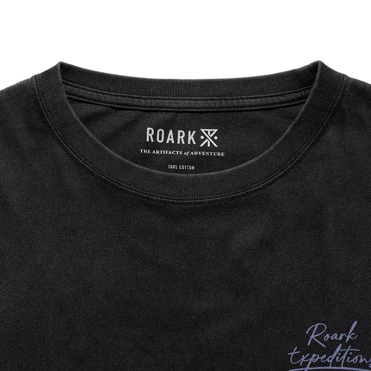 ROARK �������� EXPEDITIONS PHOTO WELL WORN L/S TEE ĹµT����� ����T ��� ��ǥ����� ���åȥ�100% RLTJ1202-BLK ��������Ź������
