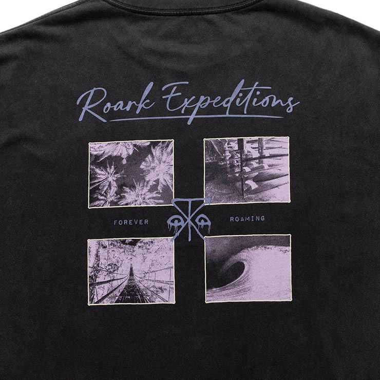 ROARK �������� EXPEDITIONS PHOTO WELL WORN L/S TEE ĹµT����� ����T ��� ��ǥ����� ���åȥ�100% RLTJ1202-BLK ��������Ź������
