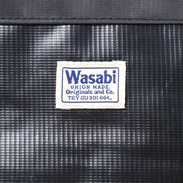 WASABI Originals �掠�� �ȡ��ȥХå� ��� ��ǥ����� �ɿ�Хå� PVC�Хå� �����ȥɥ��Хå� �ӡ����Хå� ����åԥ󥰥Хå� TERP TOTE BAG BLACK��������Ź������