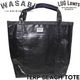 WASABI Originals �掠�� �ȡ��ȥХå� ��� ��ǥ����� �ɿ�Хå� PVC�Хå� �����ȥɥ��Хå� �ӡ����Хå� ����åԥ󥰥Хå� TERP TOTE BAG BLACK��������Ź������