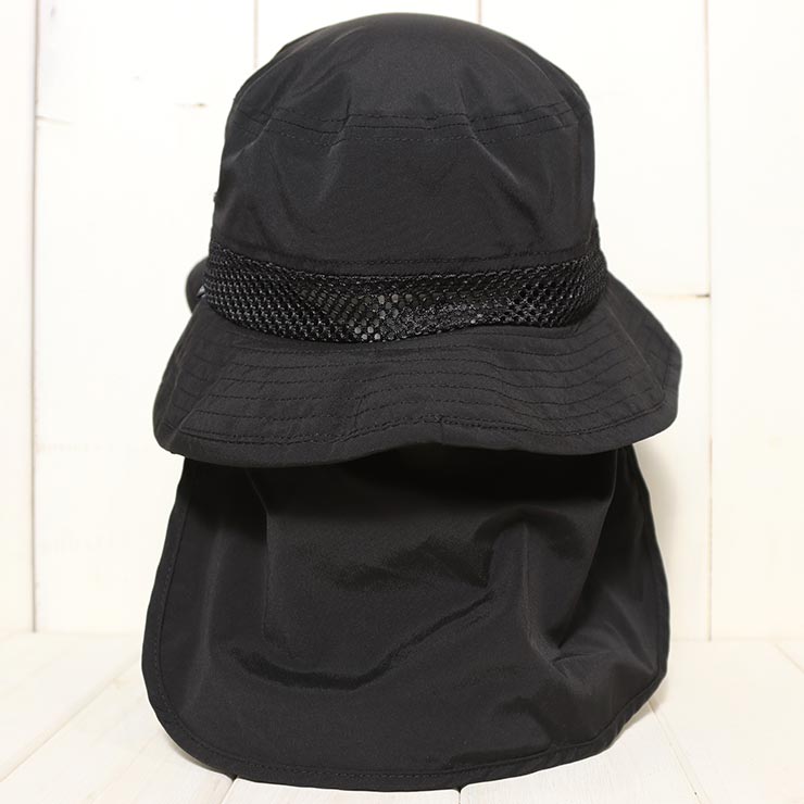 ̵˹ եϥå 󥬡դ POLeR ݡ顼 SUNGUARD SURF BRIM HAT 251MCV0152 BLK Ź