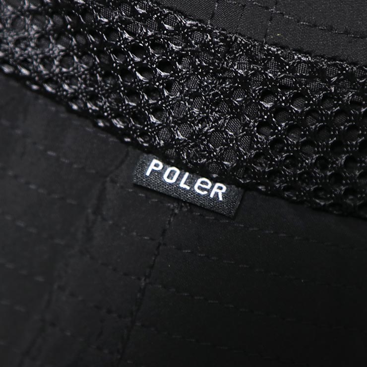 ̵˹ եϥå 󥬡դ POLeR ݡ顼 SUNGUARD SURF BRIM HAT 251MCV0152 BLK Ź