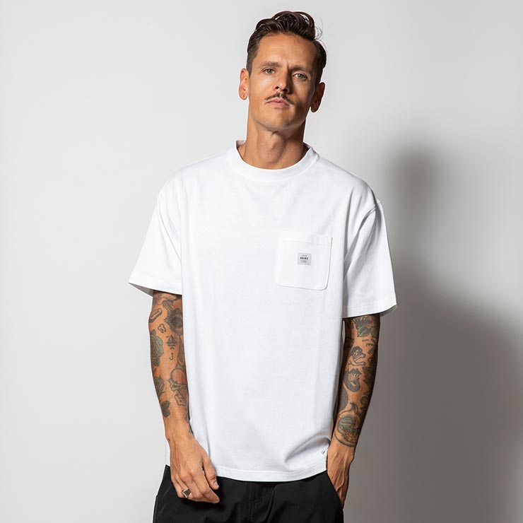 ̵ȾµT 9.3oz إӡ THE ROARK REVIVAL ХХ LABEL POCKET 9.3oz H/W TEE RTJHW1120-BLK 25SU Ź