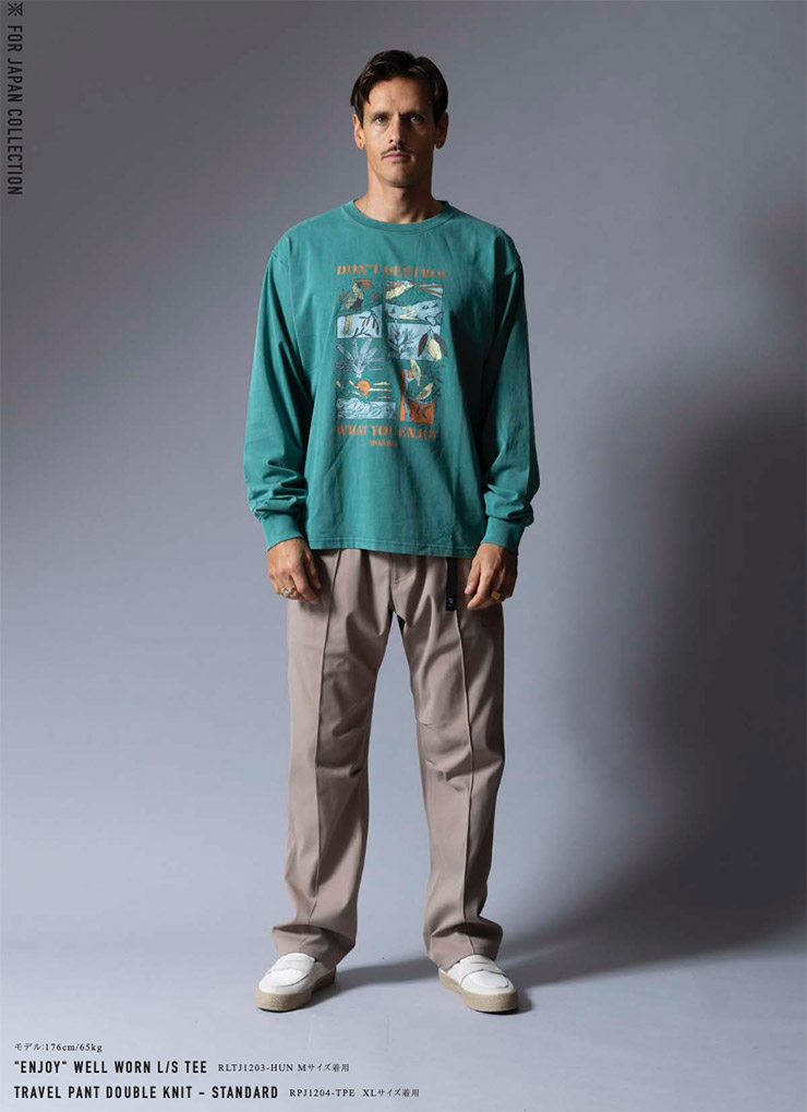 ROARK �������� ENJOY WELL WORN L/S TEE ĹµT����� ����T ��� ��ǥ����� ���åȥ�100% RLTJ1203-HUN 26SP ��������Ź������