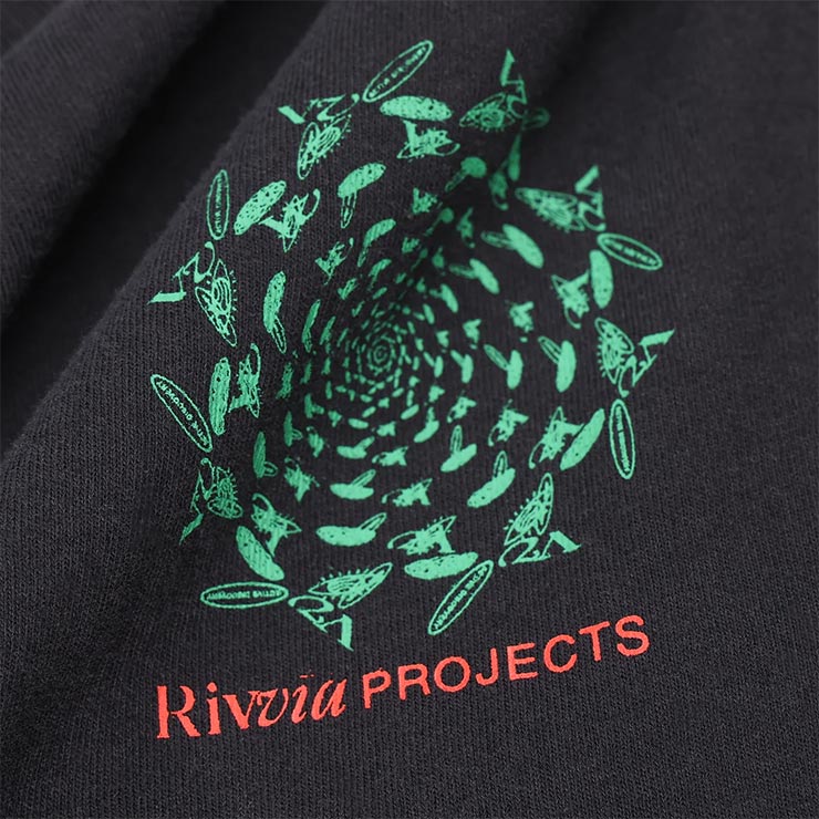 Rivvia PROJECTS ��������ץ��������� ��� T����� Ⱦµ �ץ���T����� ���åȥ�T����� DIMENSION T-SHIRT PIGMENT BLACK RTE-26113 ��������Ź������