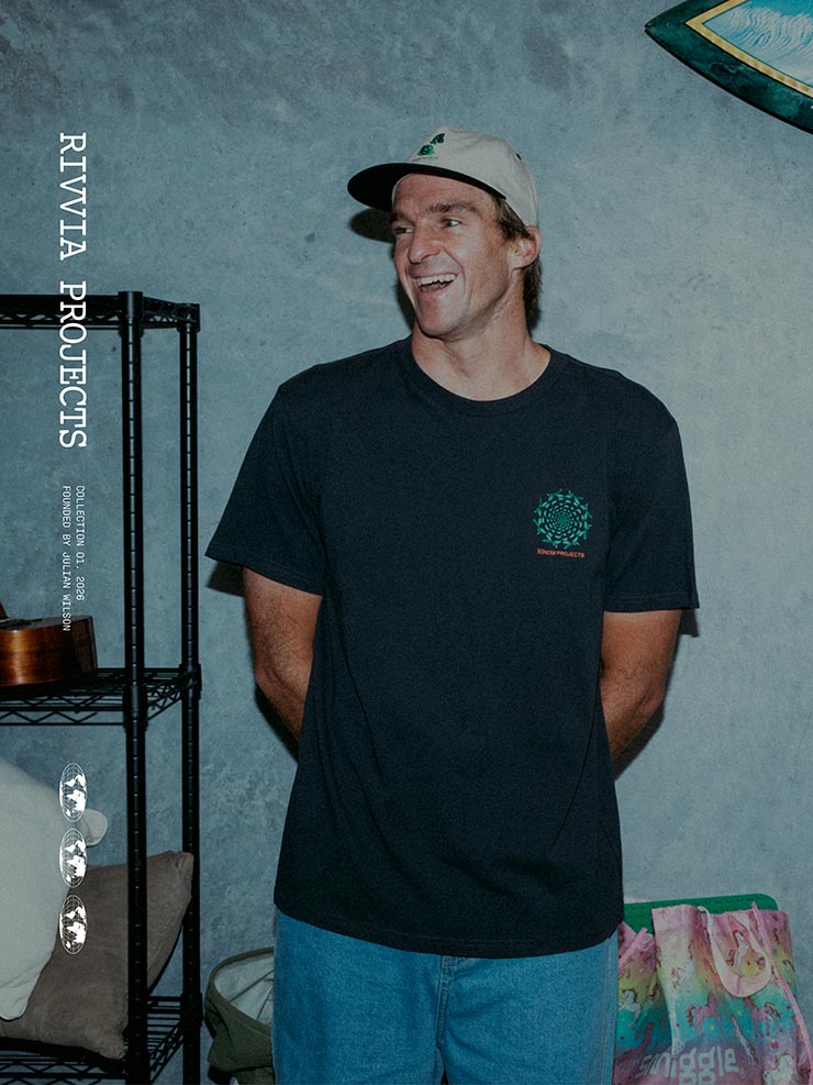 Rivvia PROJECTS ��������ץ��������� ��� T����� Ⱦµ �ץ���T����� ���åȥ�T����� DIMENSION T-SHIRT PIGMENT BLACK RTE-26113 ��������Ź������