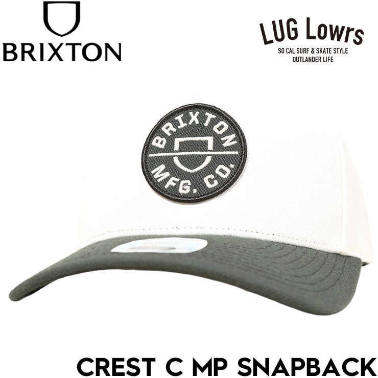 BRIXTON �֥ꥯ���ȥ� ���ʥåץХå�����å� ��� ��ǥ����� �١����ܡ��륭��å� �����֥Х����� 5�ѥͥ� CREST C MP SNAPBACK ��������å� ˹�� 11001 BKOFF 26SU ��������Ź������