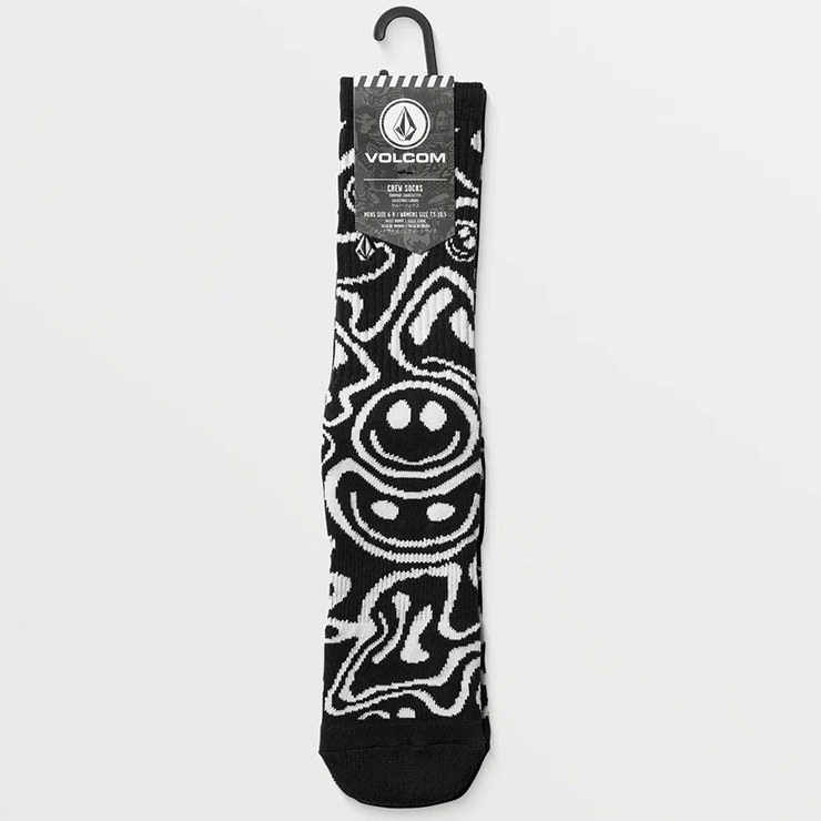 ������̵���ۥ��å��� ���� VOLCOM �ܥ륳�� �����륳�� FILIP RYGALSKI SOCKS ���å��� ���� D6312503 BLACK ��������Ź������