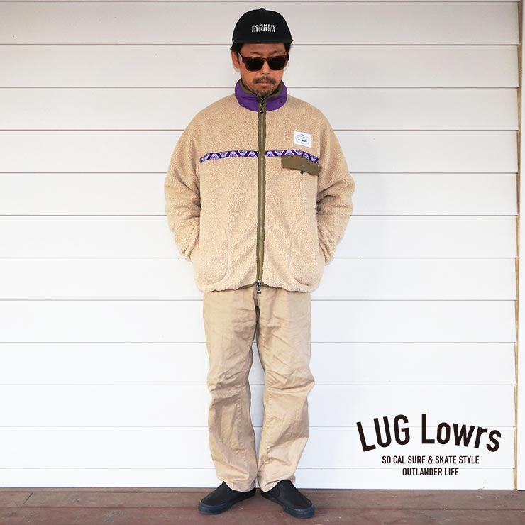 POLeR �ݡ��顼 JACQUARD SHERPA JACKET �ե꡼�����㥱�å� ������ѥ��㥱�å� 253MCV0018 BEG ��������Ź������