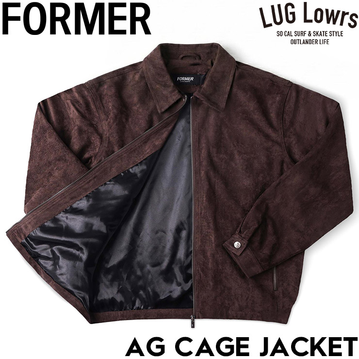 FORMER �ե����ޡ� ���㥱�å� ��� �������ɥ��㥱�å� ���������󥹥����� ������㥱�å� �ɽ� �������ƥ��󥸥�å� AG CAGE JACKET BARK FJK-26301 26FW ��������Ź������