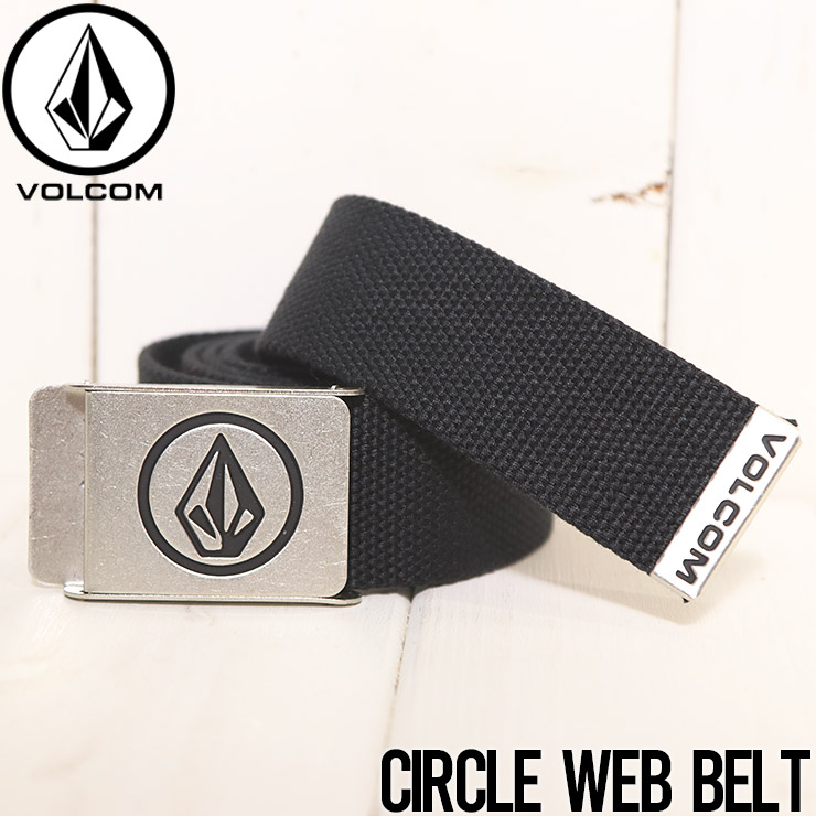 ������̵���ۥ٥�� ������٥�� �����ӥ󥰥٥�� VOLCOM �ܥ륳�� �����륳�� CIRCLE WEB BELT D5932102 ��������Ź������