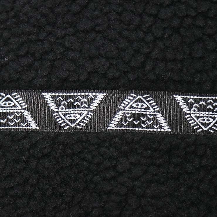 POLeR �ݡ��顼 JACQUARD SHERPA NO COLLAR VEST �ե꡼���٥��� ������ѥ٥��� ��˥��å��� �����ȥɥ� �ɴ� ���� 253MCV0019 BLK ��������Ź������