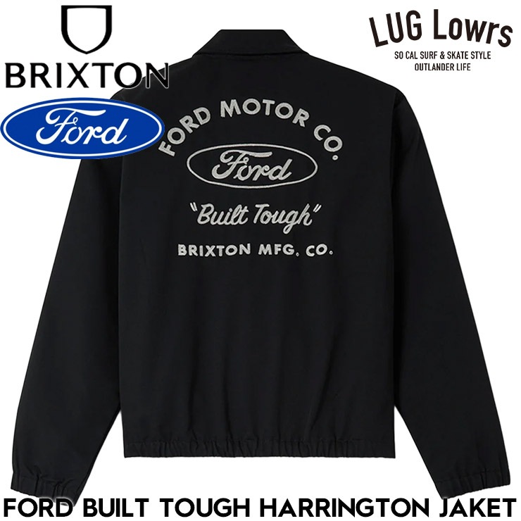 BRIXTON �֥ꥯ���ȥ� FORD �ե����� ����� ���㥱�å� ��� �ϥ��ȥ󥸥㥱�å� ������㥱�å� �إ��ܡ��� ���ȡ��󥦥��å��� FORD BUILT TOUGH HARRINGTON JACKET BURNT RUBBER 03520 26FW ��������Ź������